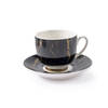 Gift Cup And Saucer - Marble Design - Set Of 12