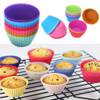 Shop Cup Cake Moulds - Silicone - Reusable - Set Of 6