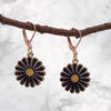 Buy Cute Black Floral Earrings