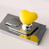 Buy Cute Heart Toilet Press Button - Assorted - Single Piece