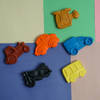 Gift Cute Vehicles-Shaped Crayons - Set Of 6