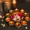 Decor Bowl And Tealight Holder - Diya - Single Piece Online