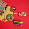Gift Dessert-Shaped Jumbo Crayons - Set Of 5
