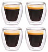 Gift Double Wall Funky Shot Glasses - 80ml - Set Of 4