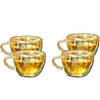Shop Double Wall Glass Tea Cups 200ml Set Of 4