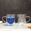 Gift Double Wall Twisty Mugs - 200ml - Set Of 4
