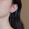 Gift Ear Clip - Needle Tassel - Flower - Set Of 2 - Juju Joy