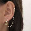 Earring - Clip - Moon And Star - Single Piece - Juju Joy Online