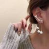 Gift Earrings - Half Arch - Pearl Tassel - Gold - Juju Joy