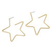 Gift Earrings - Incomplete Star Hoop - Gold - Juju Joy