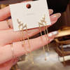 Buy Earrings - Zig Zag - Tassels - Gold - Juju Joy