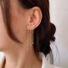 Shop Earrings - Zig Zag - Tassels - Gold - Juju Joy