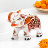 Gift Elegant Elephant Tealight Candle Holder - Set Of 2