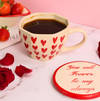Endearing Heart Mug And Coaster Set - Single Piece Online