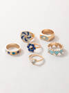 Shop Finger Rings - Set Of 6 - Juju Joy