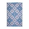 Gift Floor Mat - Geometric - Zig Zag - Blue - Single Piece