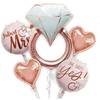 Foil Balloons - Bride To Be - Rosegold - Set Of 5