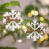 Frost Snowflake Personalized Christmas Tree Ornament - Set Of 2 Online