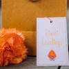 Gift Tags - Diwali Greetings - White And Orange - Set Of 10 Online