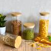 Shop Glass Jar With Bamboo Lid - Single Piece