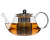 Gift Glass Tea Pot With Stainless Steel Filter And Lid - Induction Friendly - 1000ml