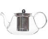 Buy Glass Tea Pot With Stainless Steel Filter And Lid - Induction Friendly - 1000ml