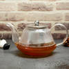 Glass Tea Pot With Stainless Steel Filter And Lid - Induction Friendly - 1000ml Online