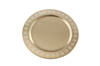 Shop Gold Floral Charger Plate