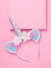 Gift Gold Hairband - Unicorn Horn With Ears
