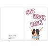 Buy Greeting Card - Got Your Back - Single Piece