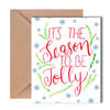 Greeting Card - Season To Be Jolly - White Online