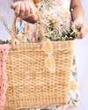 Gift Handbag Handwoven Natural