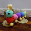 Gift Handmade Crochet Caterpillar Soft Toy - Single Piece