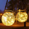 Hanging Glass Ball Light - Solar Powered - Assorted - Set Of 2 Online