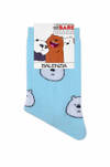 Buy High Ankle Socks - White Bear