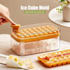 Buy Ice Cube Tray With Box And Scooper - One Button Release - Assorted - Single Piece