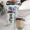 Jar-Shaped Zip Lock Bags - Reusable - Small - 10pc Online