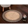 Jute Rug - Beige And Black - Single Piece Online