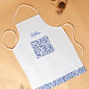 Gift Leaf Print Personalized Canvas Apron