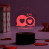 Love Notification Personalized Multicolour LED Lamp Online