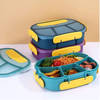 Lunch Box - 4 Compartments - Assorted - Single Piece Online