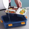 Buy Lunch Box - Stainless Steel - 6 Locks - Assorted - Single Piece