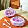 Buy Lunch Box With Cutlery - Fruit Print Frog - Assorted - Single Piece