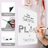 Buy Magnetic White Board Sheet With Pens And Erasers - Assorted - Single Piece