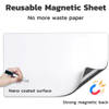 Shop Magnetic White Board Sheet With Pens And Erasers - Assorted - Single Piece