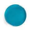 Shop Metal Tray - Round - Solid Blue - Single Piece