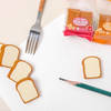 Buy Mini Eraser - Bread Shaped - Set Of 4