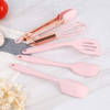 Gift Mini Spatula Set - Pink And Rose Gold - Silicone - Set Of 5