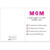 Gift Mothers Day Greeting Card - Thank You Mom
