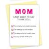 Shop Mothers Day Greeting Card - Thank You Mom